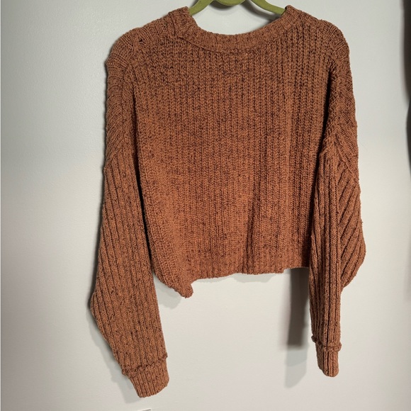 Free People Cutting Edge Cable Pullover SMALL - Picture 7 of 7